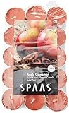 SPAAS 30 Duft-Teelichter, ± 4,5 Stunden - Apple Cinnamon, Ingwer-orange