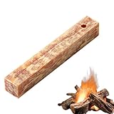 Starterscheite Für Den Kamin – Natural Fire Starter Stick | Kaminanzünderprotokolle | Feueranzünder Aus Kiefernholz | Ziegel Und Baumstämme | Schnellstart-Feuerstarterscheite Für Feuerstelle, Holzöfen