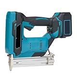 Nagelpistole, Bürstenloser, Kabelloser, Kabelloser F30-Elektro-Nagelpistolen-Hefter, Nagler, Holzbearbeitung, Lithium-Batterie + 1 Satz Nägel For 18-V-Batterie(One Big Battery)