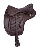 A&M Reitsport Baumloser Wanderreit Sattel Liberty aus Rindsleder Braun NEU+ Zubehör, Größe:16 Zoll