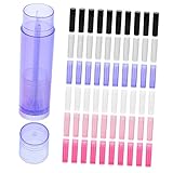 WRITWAA 60Stücke Leere Lippenbalsam Röhrchen DIY Lippenstiftbehälter Röhren Transparent Für Lippenpflege Und Projekte