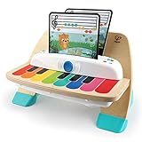 Baby Einstein, Hape, Holzspielzeug Magic Touch Piano , Musikspielzeug Klavier aus Holz für Kinder, Musikinstrumente mit 3 Notenblättern und 6 Liedern, Aktivität und Sensorisches Spielzeug, 6 Monaten+