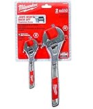 Milwaukee 48227400 6/25,4 cm Rollgabelschlüssel 8524100 Posten ? Silber/Rot