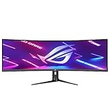 ASUS ROG Strix XG49WCR - 49 Zoll DQHD Curved Gaming Monitor - 165 Hz, 1ms MPRT, Adaptive Sync, ELMB, DisplayHDR 400 - VA Panel, 32:9, 5120x1440, DP DSC, HDMI, USB-Hub, 90W, RJ45, ergo., Speaker