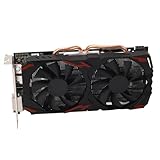 FILFEEL Leise RX 580 8 GB 256-Bit-Gaming-Grafikkarte mit Zwei Lüftern für Desktop-PCs, Stabil und Langlebig für Allgemeine PC-Arbeit und Filmschauen (580 8G D5)