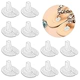 6 Paar Zehenschutz Flip Flop,Zehentrenner pads,zehentrenner schutz,zehenspreizer Kissen für Flip Flops,Zehenschutz silikon,Flip Flops Gel Silikon,Schutz vor Schmerzen und Blasen(Transparent)