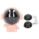 YIZISECCE Astronaut Projector Star Light Music -Funktion USB -Ladung für romantische Atmosphäre Kinder Schlafzimmer Nachtlicht (Rosa)