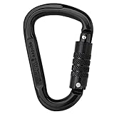 ALPIDEX HMS Aluminium Karabiner Triple Lock Verschluss Kletter Carabiner Climbing Sicherheitsverschluss Schraubkarabiner