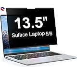 LUSA DESIGN Magnetischer Blickschutzfilter für 13,5 Zoll Microsoft Surface Laptop 5/6, Abnehmbare Anti Glare Blaulicht 13,5' Sichtschutzfolie, Anti-Spy Blickschutzfolie Privacy Screen Protector
