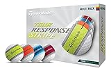 TaylorMade Golf Tour Response Streifenball, Multipack, Dutzend
