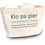 COZYINT Witzige Toilettenpapier Aufbewahrung | Platzsparende Klopapier Aufbewahrung für Badezimmer oder Toilette/Klo | Bad Deko | Toilettenpapierhalter Korb (Duden Klopapier)