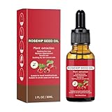 Hagebuten-Hautpflegeöl – 30 ml Natürlich Bio Öl | Massage Spa Öl – Feuchtigkeitsspendend Hautpflege Hände Füße Hals Körper Sanft Pflegend Für Alle Hauttypen Tägliche Anwendung