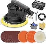 Autolock 125mm Luft-Exzenterschleifer, pneumatische Handflächen-Autoschleifer für Holzpolierer, Metall und Karosseriearbeiten, Das-Schleifer, Dual-Action-Schleifer