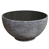 Fontänenschale – Aquarium-Schüssel, extra großer Lotus-Topf | einzigartiger Pflanzgefäß für Landschaftsgestaltung, Innenhof, antiker ökologischer Tank, für Freunde, Esstische, Wohnzimmer, Bankettsäle