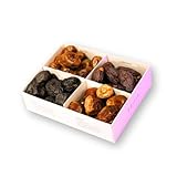Odilia Palm Harmonie Discovery Box – 500g Exklusive Bio Dattel Vielfalt | 4 Edle Sorten: Ajwa, Sukkari, Monefie, Medjool | Vegan, Glutenfrei, Ohne Zuckerzusatz | Luxuriöse Geschenkidee