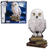 4D Build - Harry Potter, 3D-Puzzle der beliebten Schnee-Eule Hedwig aus hochwertigem Karton, 118 Teile, für Harry Potter Fans ab 12 Jahren