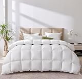 Homyrium Daunendecke 135x200 Ganzjahres Bettdecke 135x200 Daunen 4 Jahreszeiten Bettdecken Daunenbettdecke Federbetten, Füllgewicht: 1100gr Oeko-TEX und RDS Zertifiziert