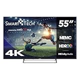 Smart Tech TV LED 4K UHD 55' (139 cm) 55UW02V Web OS 3xHDMI 2xUSB MEMC Dolby Audio
