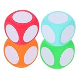 Gogogmee 4 Stück Große Abwischbare Schaumstoffwürfel Wiederbeschreibbare Vielseitige Lernwürfel für DIY Matheaktivitäten im Klassenzimmer Sicher Leicht für Lehrer