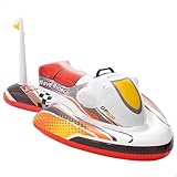 Intex 57520NP - Aufblasbares Reittier Aquascooter, Vinyl, Mehrfarbig, 117x77 cm