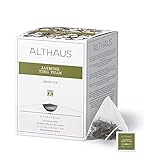 Althaus Tee JASMINE TING YUAN (vorher JASMINE DELUXE) ⋅ Grüner Tee im Pyramidenbeutel PYRA PACK ⋅ Grüner Jasmintee ⋅ 15 x 2,75g