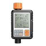 TIEOAXFT Garten Intelligentes Bewässerungssystem Outdoor Regen Verzögerung Wasser Timer Automatischer digitaler Sprinkler Controller(POP3-HCT-311-BS)