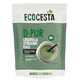 D-pur D-Tox Superfood (mit Chlorella, Spirulina und Grünkohl) biologisch 175 g. 6er-Pack.