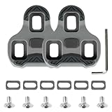 Grip Cleats Grey Cleats by Look, Kompatibel mit Look Keo Bike Pedale 3-Loch Grip Blade 2 Max Carbon Classic Cleats,Fahrrad Schuhplatten Kompatibel,4.5°MTB Pedalplatten Road Cleats Fahrradzubehör Set
