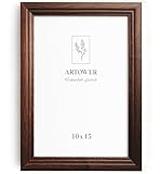 Artower® Bilderrahmen Vintage Braun Holz Rahmen für 10 x 15 cm | Posterrahmen Groß Collage | Picture Frame Vintage Brown Wood 10x15 cm | Retro Schmal Bilderrahmen | Braun Poster Rahmen