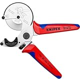 KNIPEX 90 25 25 Rohrschneider für Verbund- und Kunststoffrohre mit Mehrkomponenten-Hüllen 210 mm