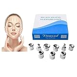 Dermabrasion Diamant Tipps,Diamond Dermabrasion Head Microdermabrasion Exfoliator Home Facial Dermabrasion Tool Dermabrasion Replacements 9Tips