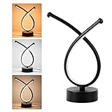 Nachttischlampe - 3 Modi Abstrakte Kunst Nachtlicht | Nachttischlampe Moderne Schreibtischdekoration | Für Wohndekoration Schlafzimmer Wohnzimmer Wohnheim Wohnung Nachttisch Kinderzimmer Lesen Geburts