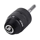 Mesee Bohrfutter Adapter 2-13 Schnellspannbohrfutter 1/2-20UNF, Bohrfutter mit Adapter für SDS Plus Aufnahme, Schnellwechsel-AdapterKonverter-Miniatur-BohrfutterMini-Zubehör
