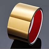 3 Meter flexible Metallleiste selbstklebende Edelstahl-Wandleiste Abziehen und Aufkleben, Wandverkleidung für Kamin, Decke, Spiegelrahmen und mehr(Size:Width 11cm/4.33inch,,Color:Gebürstetes Gold)