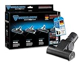 Wessel-Werk PT160 Hand-Turbobürste 35mm | Staubsaugerdüse | Ideal für Haustierbesitzer | für Polster und Auto | entfernt Katzen- und Hundehaare gründlich | inkl. Reinigungszubehör und Universaladapter