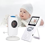 High-Tech Place WLSES GB101 Babymonitor mit kabelloser Überwachungskamera, 2,4 Zoll (6,1 cm)