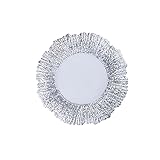 WOTZOV Essteller, Goldfolien-Glasteller, Home Creative Coral Obstteller, Wohnzimmer-Ornamente, Aufbewahrung, Essteller, Hochzeitsbankett-Untertasse，A L