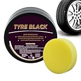 Generisch Radglanz, Reifenglanz | 120g Reifenpolitur Overall Reifenglanz - Reifenreiniger und Glanz, wasserfester Autoreifenglanz, Nassreifen-Pflegepaste, Hochglanz-Reifenwachs für Autos