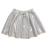 TüLlrock 122 Regenbogen TüLl Pailletten Shorts Rock 146 Halloween Kleid MäDchen Schwarz Kleid Regenbogen Maedchen Prinzessinnen Rock MäDchen Glitzer Mini Rock MäDchen KostüM 98