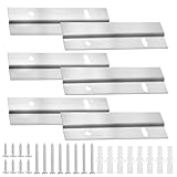 Linkstyle Z-Klemmen zum Aufhängen, 6 Stück Hochbelastbares Aufhängungssystem Französischen Schienen Bilderaufhänger Ineinandergreifende Fotorahmenhaken für Bilder und Spiegel Kunstwerken Rahmen, 10 cm