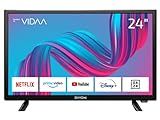 DYON Movie Smart 24 VX 60 cm (24 Zoll) Fernseher (HD Smart TV, HD Triple Tuner (DVB-C/-S2/-T2), App Store, Prime Video, Netflix, YouTube, DAZN, Disney+) [Mod. 2023]…