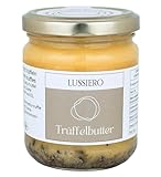 Lussiero Trüffelbutter mit echtem Weissem Bianchetto Trüffel Tuber Borchii 160g