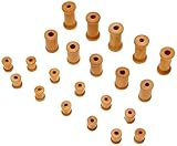 Papermania PM174603 Bare Basics Holzspulen, 22 Stück