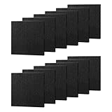 12 Stück 3789 Aktivkohle-Ersatzfilterset Kompatibel mit HMF Bio-Küchenabfallbehälter (3 Liter), 125 mm, geruchsabsorbierende Kohlefilter