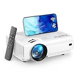 [Manual Focus] 2025 XuanPad Verbessertes WiFi Bluetooth Mini Beamer, Mini Projektor HD 1080P Unterstützt, Heimkino Video Projector Kompatibel Mit Tv Stick/HDMI/USB/AV/Laptop/iPhone/Android