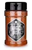 Ankerkraut Magic Dust, BBQ Rub, Marinade für Fleisch, Gewürzmischung zum grillen, allzweck Gewürz mit Paprika geräuchert nach Originalrezept, 230 g im Streuer