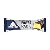 Multipower Power Pack Classic Dark Protein Riegel, Eiweißriegel mit 27% Protein, klassischer Power Bar als gesunder Sport-Snack, mit leckerem Banane-Schokolade-Geschmack, 24 x 35 g