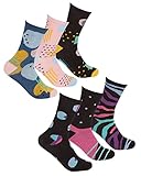 Undercover Damen-Socken aus Bambus, atmungsaktiv, für den Alltag, 6 oder 12 Paar, 6 Paar - Abstrakter Mix, 4-8