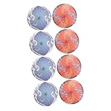 Beaupretty 8 Stück Teiliges Japanisches Ölpapier Schirmset Klassische Dekorationsschirme mit Traditionellem Muster Langlebig für Fotografie Hochzeit Cosplay und Wohnraumgestaltung