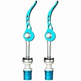 DAZISEN Fahrrad Schnellspanner - Schnelle Veröffentlichung Fahrrad Sattelstützenklemme Leicht und Langlebig,Blau (2 Stück),60 * 65mm